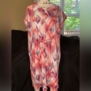 Staci drop shoulder shirt dress